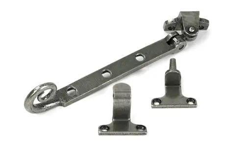 Click Here To Enlarge This Photo Of 52033 From the Anvil Pewter 8" Monkeytail Casement Stay (Steel Window)