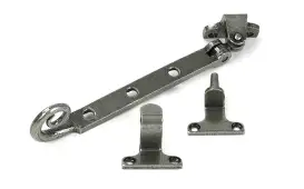 52033 From the Anvil Pewter 8" Monkeytail Casement Stay (Steel Window)