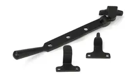 52023 From the Anvil Aged Bronze 8" Newbury Casement Stay (Steel Window)