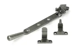52025 From the Anvil Pewter 8" Newbury Casement Stay (Steel Window)