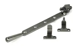 52029 From the Anvil Pewter 10" Newbury Casement Stay (Steel Window)