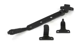 52015 From the Anvil Aged Bronze 8" Reeded Casement Stay (Steel Window)