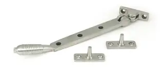 52071 From the Anvil Satin Marine SS (316) 8" Reeded Casement Stay