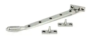 52074 From the Anvil Polished Marine SS (316) 10" Reeded Casement Stay