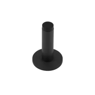 BUR-970MB-971MB Frelan Hardware Burlington Plain 75mm Wall Mounted Door Stop (Plain Rose) Matt Black