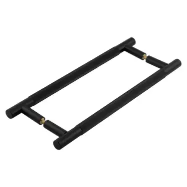 Click Here To Enlarge This Photo Of JV1803MBB2B Frelan Hardware Jedo 'Venice' Linear 300mm x 19mm Pull Handles - Matt Black (Back to Back Pair)