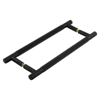 JV1803MBB2B Frelan Hardware Jedo 'Venice' Linear 300mm x 19mm Pull Handles - Matt Black (Back to Back Pair)