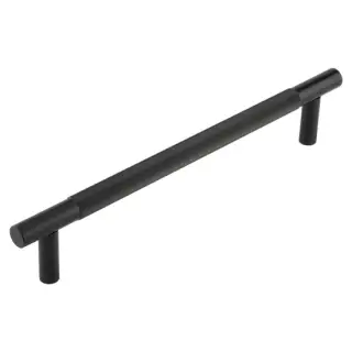 JV1803MBFF Frelan Hardware Jedo 'Venice' Linear 300mm x 19mm Pull Handle - Matt Black (Secret Fixing)