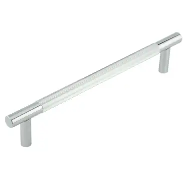 Click Here To Enlarge This Photo Of JV1803PC Frelan Hardware Jedo 'Venice' Linear 300mm x 19mm Pull Handle - Polished Chrome (Bolt Through Fixing)
