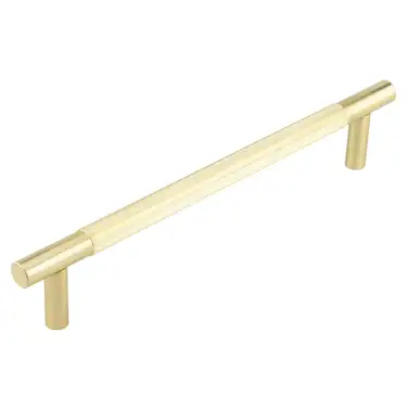 Click Here To Enlarge This Photo Of JV1803SBFF Frelan Hardware Jedo 'Venice' Linear 300mm x 19mm Pull Handle - Satin Brass (Secret Fixing)