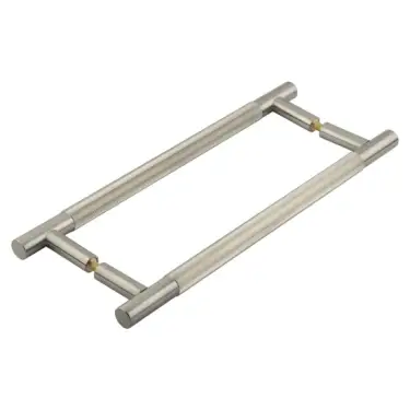 Click Here To Enlarge This Photo Of JV1803SNB2B Frelan Hardware Jedo 'Venice' Linear 300mm x 19mm Pull Handles - Satin Nickel (Back to Back Pair)