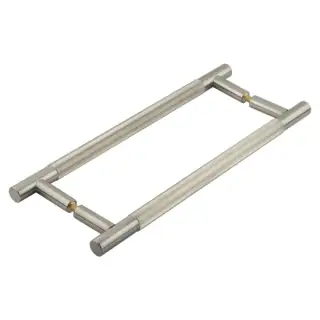 JV1803SNB2B Frelan Hardware Jedo 'Venice' Linear 300mm x 19mm Pull Handles - Satin Nickel (Back to Back Pair)