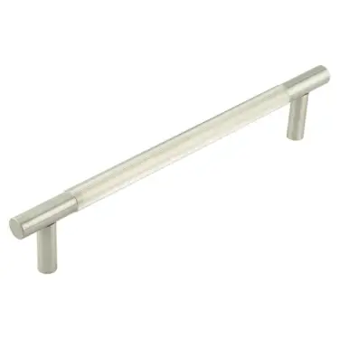 Click Here To Enlarge This Photo Of JV1803SNFF Frelan Hardware Jedo 'Venice' Linear 300mm x 19mm Pull Handle - Satin Nickel (Secret Fixing)
