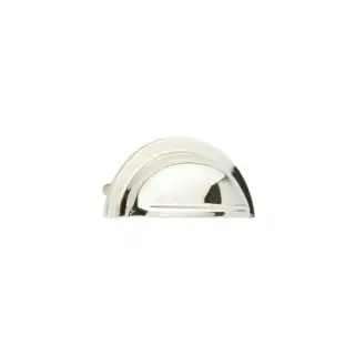 JV427PN Frelan Hardware Jedo 76mm Drawer Pulls Polished Nickel