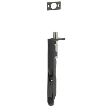 Click Here To Enlarge This Photo Of JSS50RDB Frelan Hardware Dark Bronze (SS) Lever Action Flush Bolt 150mm x 20mm Radius Forend
