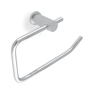 AW450PC - Alexander & Wilks Brunel Diamond Knurled Toilet Roll Holder - Polished Chrome