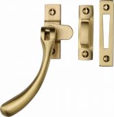 V1008 MP/HP-SB Heritage Brass Casement Window Fastener Ball Design Satin Brass Finish