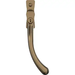 CB700752 - Mila Heritage Pear Drop Window Espag Handle (Right Hand) - Antique Bronze