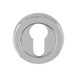 SZR001CP - Carlisle Brass Serozzetta Euro Profile Escutcheon (Concealed Fix)  Polished Chrome
