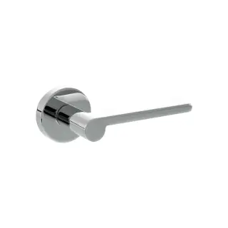Atlantic - SPRO218PC Senza Pari 'Darrio' Lever Door Handle on Round Rose - Polished Chrome