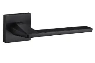 Atlantic - O9215EMB Oro & Oro 'Sienna' Lever Door Handle on Square Rose - Matt Black