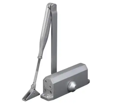 Click Here To Enlarge This Photo Of CDC669 Consort EN.3 Silver Budget Certifire Fire Rated Overhead Door Closer