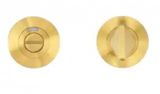 RT004I-PVDSB - Zoo Hardware Rosso Tecnica Turn & Indicator Release - PVD Satin Brass