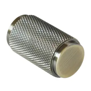 Eclipse 95613 18mm Knurled Cupboard Knob - Antique Brass