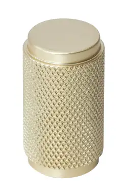 Click Here To Enlarge This Photo Of Eclipse 95614 18mm Knurled Cupboard Knob - Satin Brass
