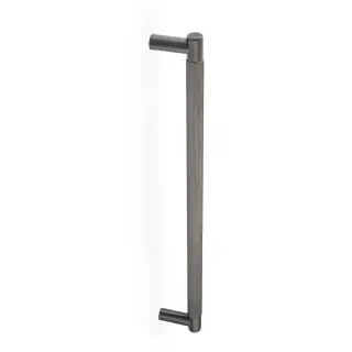 AW502-450-DBZPVD - Alexander & Wilks Spitfire Reeded Bolt Through Pull Handle 450mm c/c - Dark Bronze PVD