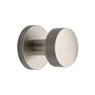HLS8805-SN Heritage Brass Knightsbridge Knurled Knob on Knurled Concealed base Satin Nickel finish