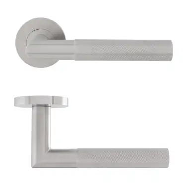 Click Here To Enlarge This Photo Of Eclipse 34341 Revolve Ultimate Solid Stainless Lever On Rose - Satin Stainless Steel