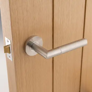 Click Here To Enlarge This Photo Of Eclipse 34341 Revolve Ultimate Solid Stainless Lever On Rose - Satin Stainless Steel