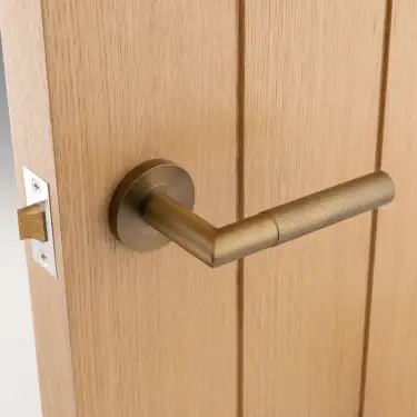 Click Here To Enlarge This Photo Of Eclipse 34344 Revolve Ultimate Solid Stainless Lever On Rose - Matt Antique Brass