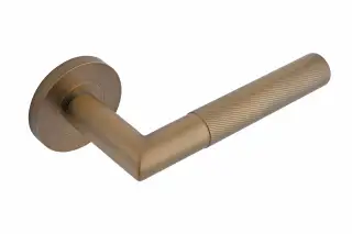 Eclipse 34344 Revolve Ultimate Solid Stainless Lever On Rose - Matt Antique Brass