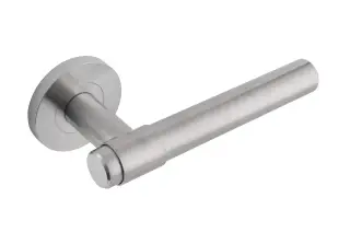 Eclipse 34351 Collared Ultimate Solid Stainless Lever On Rose - Satin Stainless Steel