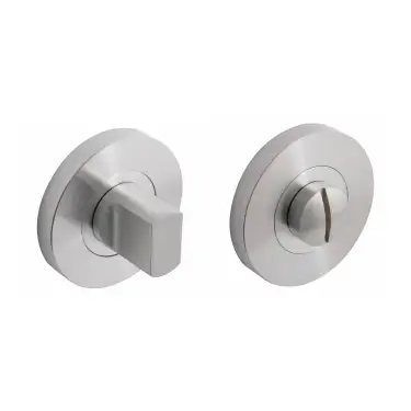 Click Here To Enlarge This Photo Of Eclipse 34361 Ultimate 304 Stainless Bathroom Thumbturn & Release - Satin Stainless Steel
