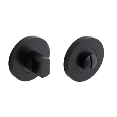 Click Here To Enlarge This Photo Of Eclipse 34362 Ultimate 304 Stainless Bathroom Thumbturn & Release - Matt Black