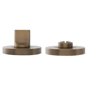 Click Here To Enlarge This Photo Of Eclipse 34364 Ultimate 304 Stainless Bathroom Thumbturn & Release - Matt Antique Brass