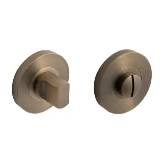 Eclipse 34364 Ultimate 304 Stainless Bathroom Thumbturn & Release - Matt Antique Brass