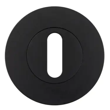 Click Here To Enlarge This Photo Of Eclipse 34372 Ultimate 304 Stainless Standard Keyway Escutcheon - Matt Black