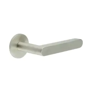 CR-101A2SSS Frelan Hardware CRES Unsprung (Round Rose) Door Handle Satin Stainless Steel (SS316)