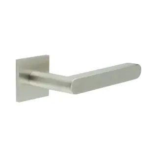 CR-101B2SSS Frelan Hardware CRES Unsprung (Square Rose) Door Handle Satin Stainless Steel (SS316)