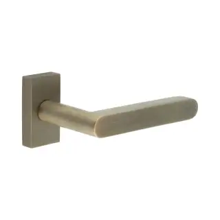 CR-101D4AB Frelan Hardware CRES Multi Point Rectangular Rose Door Handle Antique Brass (SS316)