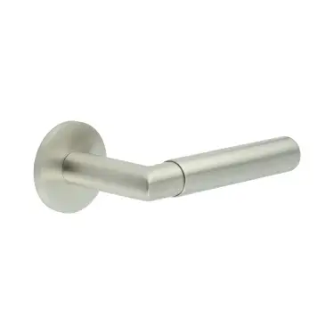 Click Here To Enlarge This Photo Of CR-102A1SSS Frelan Hardware CRES Sprung (Round Rose) Door Handle Satin Stainless Steel (SS316)