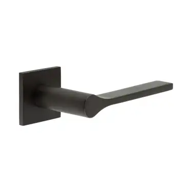 Click Here To Enlarge This Photo Of CR-105B2DB Frelan Hardware CRES Unsprung (Square Rose) Door Handle Dark Bronze (SS316)
