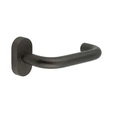 Click Here To Enlarge This Photo Of CR-106C4DB Frelan Hardware CRES Multi Point Oval Rose Door Handle Dark Bronze (SS316)
