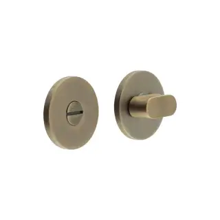 CR-801A7AB Frelan Hardware CRES Thumb Turn & Release (Round Rose) Antique Brass (SS316)