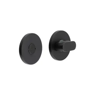 Click Here To Enlarge This Photo Of CR-801A7MB Frelan Hardware CRES Thumb Turn & Release (Round Rose) Black (SS316)