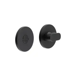 CR-801A7MB Frelan Hardware CRES Thumb Turn & Release (Round Rose) Black (SS316)
